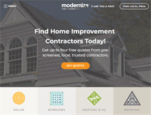 Tablet Screenshot of modernize.com
